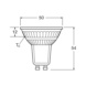  - LED-LAMP PAR16 2,4W/827 230lm GU10 36D - 2