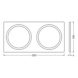  - SPOT FRAME 100X200 2XD68 BK - 2
