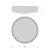 Pinta-asennusvalaisin Bulkhead Performance - VALAISIN BLKH RD 250 10W CCT ML VA EL - 2
