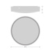 Pinta-asennusvalaisin Bulkhead Performance - VALAISIN BLKH RD 300 16W CCT ML VA EL - 2
