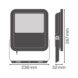  - FLOODLIGHT FL AREA G2 50W 830 48X85D - 2