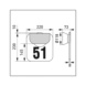 Sein&auml;valaisin/numerovalaisin IP65, AVR51, neli&ouml; - VALAISIN AVR51 IP65 2W LED NELI&Ouml; MU - 2