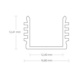  - SURFACE MOUNTING PROF. LED PL5 BK AL 2M - 2