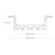  - RECESSED PROFILE LED PN5 EL. AL 2M - 2
