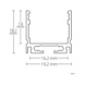 LED-asennusprofiili PN8 - PINTA-AS. PROFIILI LED PN8 VA AL 2M - 2