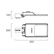 Katuvalaisin Zephyr - VALAISIN ZEPHYR M 100W 14700lm 840 IP66 - 2