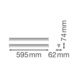  - LIGHT LN UO 600 21W CCT ML IP20 - 2