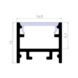 LED-nauha asennusprofiili Premium Hide FT - LED PROFIILI 17X15X2000 MU - 2