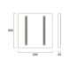 Modular luminaire IP40 Opticlip Terra 600 - LIGHT OPTICLIP TERRA 2100-4450lm - 2