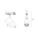  - SPOTLIGHT PIXO ZOOM 24W/927-940 DIM WT - 2
