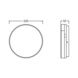 Pinta-asennusvalaisin IP54 Surface ML Surface Value - VALAISIN SF DISC 220 14W CCT ML IP54 - 2