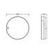 Pinta-asennusvalaisin IP54 Surface Disc ML PIR EL Surface Value - VALAISIN SF DISC 300 21W CCT ML PIR EM - 2