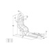 Wall bracket K zinc plated, Meka - WALL BRACKET K-500 PG - 2