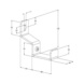 Wall bracket RVK zinc plated, Meka - WALL BRACKET RVK-100 EG - 2