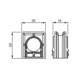 Rasialiitoskappale ABB PMR474 - RASIALIITOSKAPPALE&nbsp;PMR474P 71 MM 10 KPL - 2