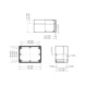 Plastic enclosure Cubo O - CUBO D 120X160X91 SMOOTH ENSTO - 2