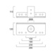 Post top adaptor 60mm Kalani - POST TOP ADAPTOR KALANI 60MM - 2