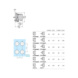 Frame/light module combination Harmony XB4 - ILLUMINATED BUTTON 24VAC/DC 1NO ZB4BW0B1 - 2