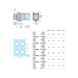 Tasovalopainike Harmony XB4 - VALOPAINIKE 110-120VAC 1NO VA XB4BW31G5 - 2