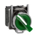 Switch knob Harmony XB4 - ILLUMINATED SELECTOR 2-POS GN LED XB4BK1 - 1