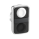  - DOUBLE PUSH BUTTON BK WH ZB4BA7120 HARMO - 1