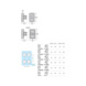  - DOUBLE PUSH BUTTON RD GN WH ZB4BA7341 - 2