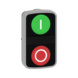  - DOUBLE PUSH BUTTON RD GN WH ZB4BA7341 - 1
