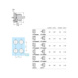 Frame/light module combination Harmony XB4 - CONTACT BLOCK 24VAC/DC ZB4BV18B1 HARMONY - 2