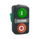  - DOUBLE PUSH BUTTON RD GN WH ZB5AW7A3741 - 1