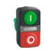  - DOUBLE PUSH BUTTON RD GN WH ZB5AW7L3741 - 1