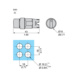  - SELECT SWITCH 2-POS ZB6AD28 HARMONY - 2