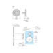 Button/indicator plate XB4/5 Harmony - EMERGENCY STOP BUTTON 60MM RD YE ZBY9W2B - 2