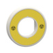 Button/indicator plate XB4/5 Harmony - EMERGENCY STOP BUTTON 60MM RD YE ZBY9W2B - 1