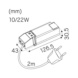  - ELCTRO. BALLAST 250-600MA 22W IP20 WIR - 2