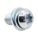 Kombiruuvi suora aluslevy ISO 7380, DIN 6902A - KOMBI ISO 7380 8.8 Z1 TX ZN M3X6 - 2
