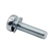 Kombiruuvi aaltoaluslevy DIN 7985, DIN 6904 - KOMBI DIN 7985 8.8 Z3 TX ZN M3X20 - 1