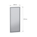 Sivusein&auml; PanelSeT SFN - LATTIAKAAP. TAKASEIN&Auml; SFN 1400X600 - 2