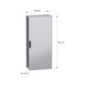 Lattiakaappi PanelSet SFN - LATTIAKAAP. RIVIT SFN 1800X800X400 ASLV - 2