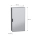 Lattiakaappi PanelSet SFN - LATTIAKAAP. RIVIT SFN 1800X1000X400 ASLV - 2