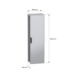 Lattiakaappi PanelSet SFN - LATTIAKAAP. RIVIT SFN 2000X600X400 ASLV - 2