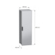 Lattiakaappi PanelSet SFN - LATTIAKAAP. RIVIT SFN 2000X600X600 ASLV - 2