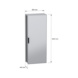Lattiakaappi PanelSet SFN - LATTIAKAAP. RIVIT SFN 2000X800X400 ASLV - 2