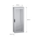  - BAY. FL CABINET SFN 2000X800X400 GLASS - 2