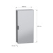 Lattiakaappi PanelSet SFN - LATTIAKAAP. RIVIT SFN 2000X1000X400 ASLV - 2