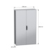 Lattiakaappi PanelSet SFN - LATTIAKAAP. RIVIT SFN 2000X1200X400 ASLV - 2