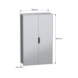 Lattiakaappi PanelSet SFN - LATTIAKAAP. RIVIT SFN 2000X1200X500 ASLV - 2