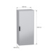 Lattiakaappi Spacial SM - LATTIAKAAPPI FE 1800X800X500MM - 2