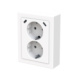  - SOCKET 2G 16A PPJ USB C+C WT IMP - 1