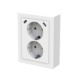  - SOCKET 2G 16A PPJ USB C+C MWT IMP - 2