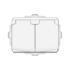 Pintapistorasia IP44 AquaBest - PISTOR. AQUAB 2S/16A/250V/IP44 PPR 0X VA - 2